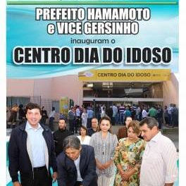 Prefeito Hamamoto e vice Gersinho inauguram o Centro Dia do Idoso