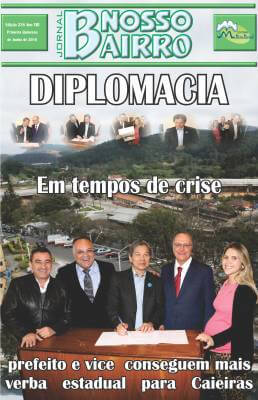 Diplomacia: Em tempos de crise, prefeito e vice conseguem mais verba estadual para Caieiras