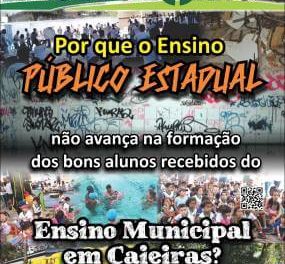 Por que o Ensino Público Estadual, não avança na formação dos bons alunos recebidos do Ensino Municipal em Caieiras?