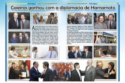 Caieiras ganhou com a diplomacia de Hamamoto