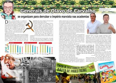 Generais de Olavo de Carvalho se organizam para derrubar o império marxista nas academias