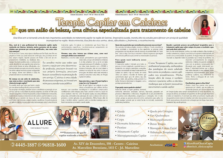 Terapia Capilar em Caieiras: + que um salão de beleza, uma clínica especializada para tratamento de cabelos.