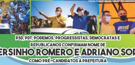 PSD, PDT, Podemos, Progressistas, Democratas e Republicanos confirmam nome de Gersinho Romero e Adriano Sopó como pré-candidatos à Prefeitura