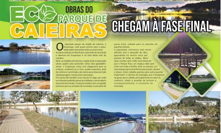 Obras do Ecoparque de Caieiras chegam à fase final